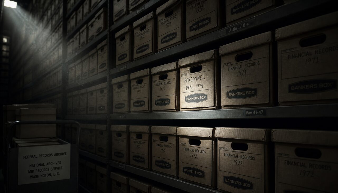 The misfiled box, shelved among the financial cartons. Twenty thousand pages, saved by an error.
