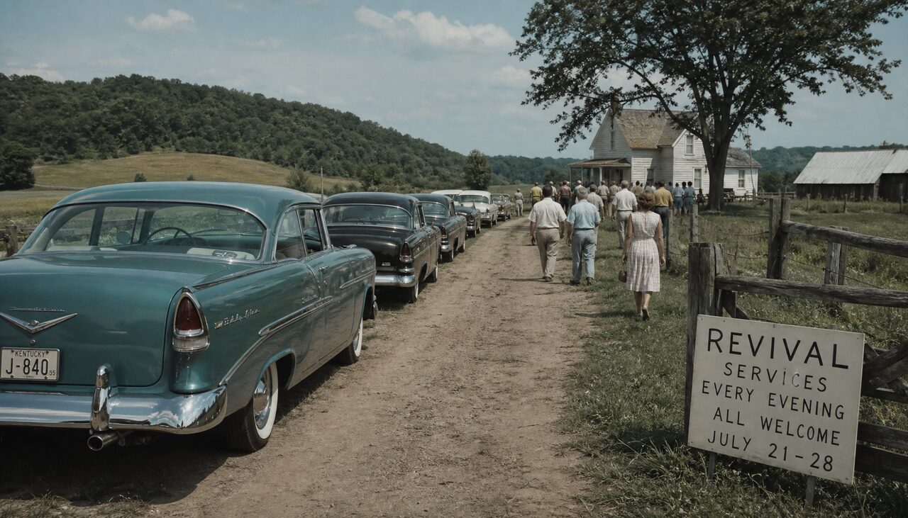 Cars came up the lane the next morning. For a brief window, admission was fifty cents.