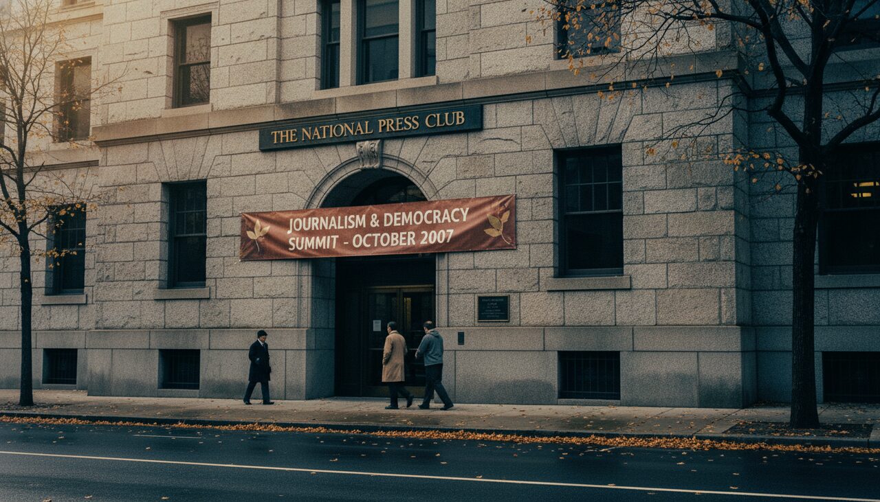 The National Press Club, 2007. Ten years later, the debunker became a witness on the record.