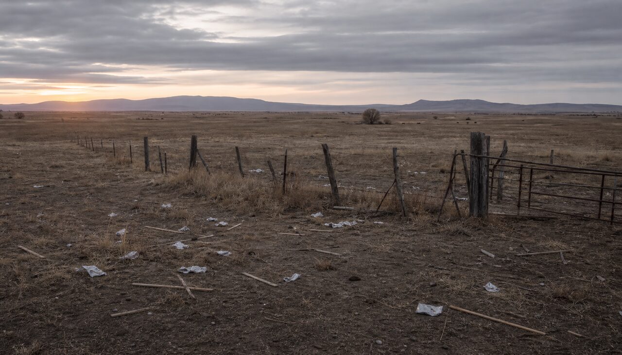 The Foster ranch pasture, as catalogued by people who were paid to look at it.