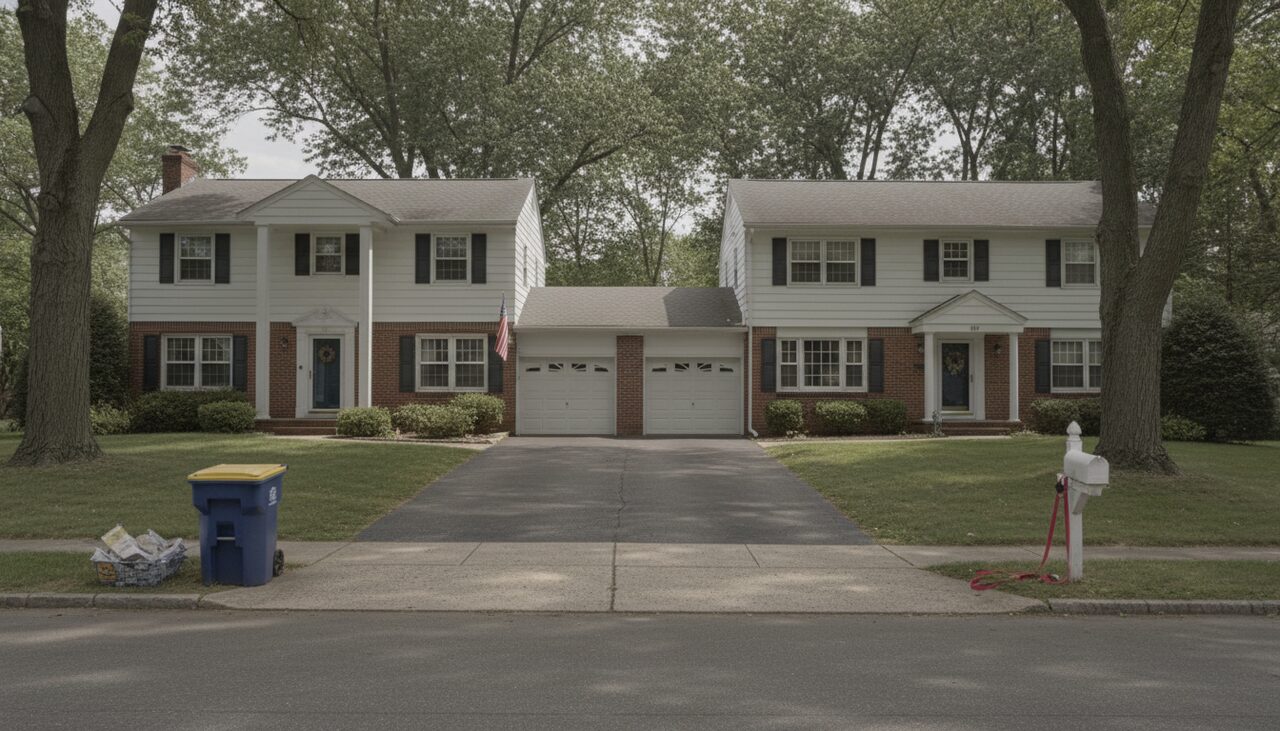 Westfield houses sit close. You learn a neighbor's weekday rhythm whether you mean to or not.