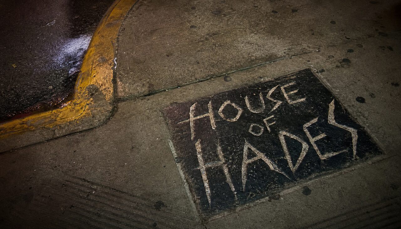 A House of Hades tile. A different hand, the same enemy.